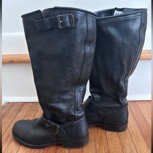 Frye Black Leather Boots